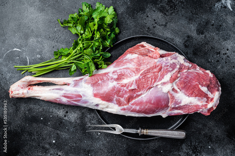 Zabiha Halal Baby Lamb Leg (Pasture Raised) (Grass Fed)