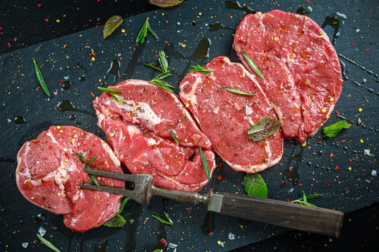 Zabiha Halal Lamb Steaks (5lbs) (Pasture Raised) (Grass Fed)