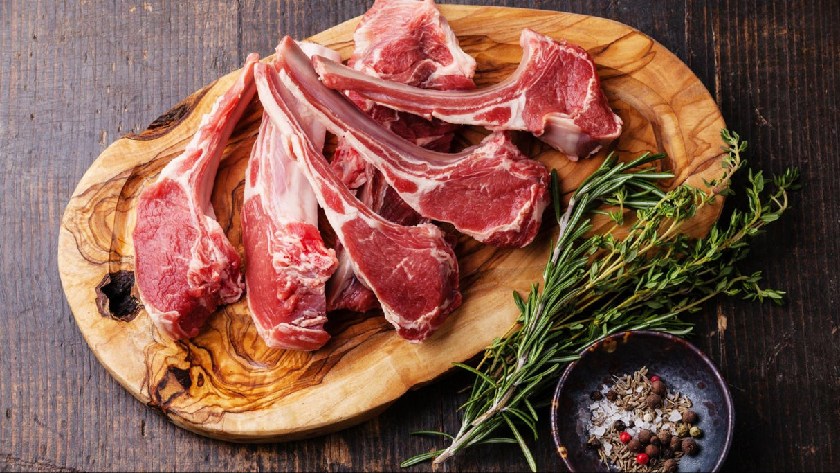 Zabiha Halal Lamb Chops (5lbs) (Pasture Raised) (Grass Fed)