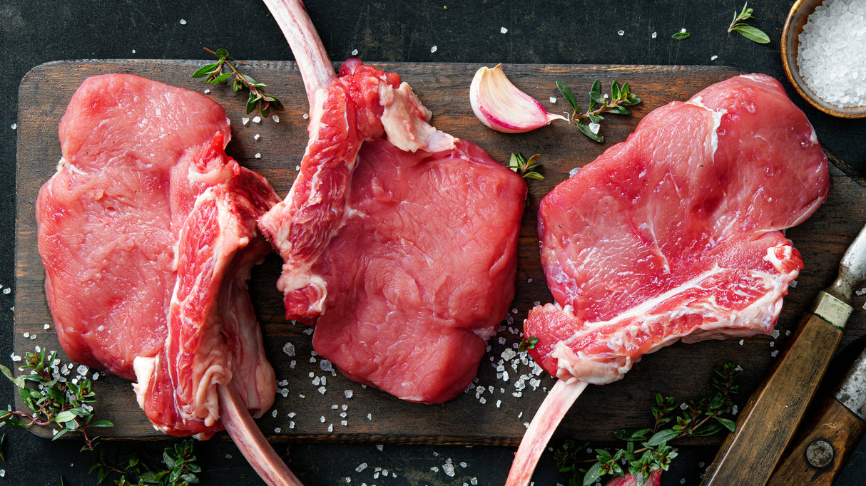 Zabiha Halal Veal Chops (5lbs)  (Pasture Raised)  (Grass Fed)