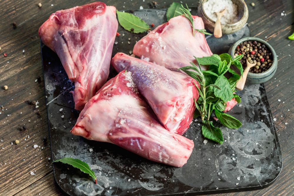 Zabiha Halal Lamb Shanks (4lbs) (Pasture Raised)  (Grass Fed)